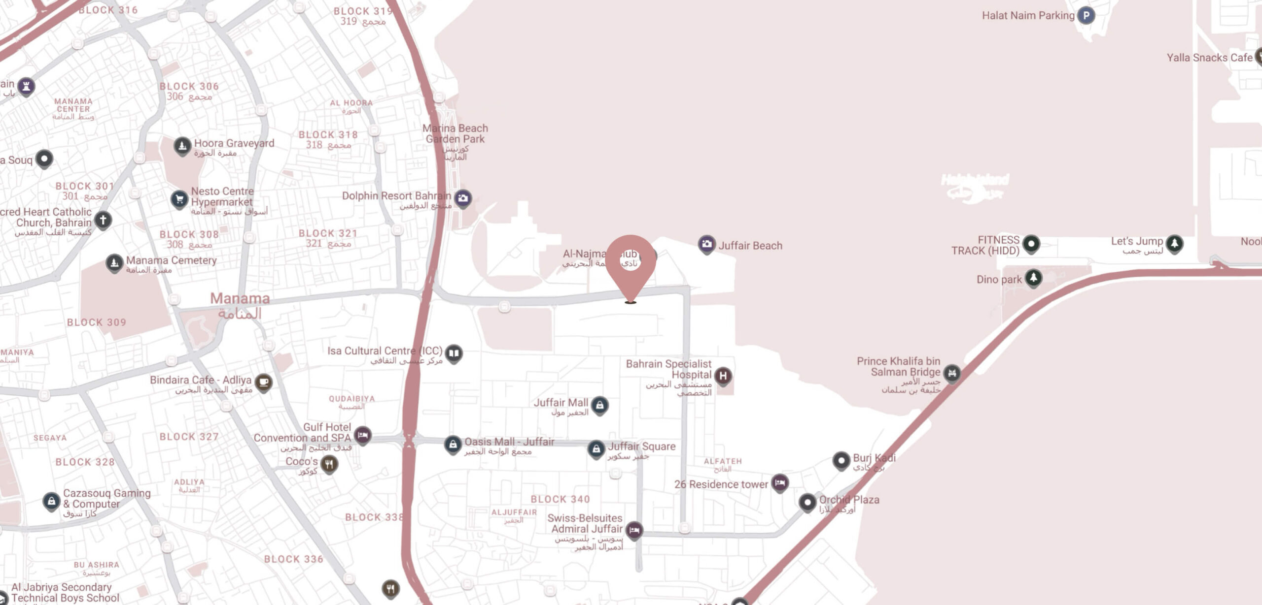 Mysk Al Fateh Bahrain location